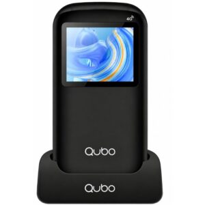 Teléfono Móvil Qubo P-190BKC 4G para Personas Mayores/ Negro 6944762702052 P-190BKC 4G QUB-TEL P-190BKC 4G