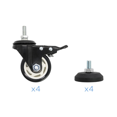 TooQ FS20200M-B Soporte de suelo con ruedas/patas para pantallas de 60" - 105" - Imagen 7