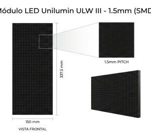 5 MM BRIGHTNESS 600 NITS REFRESH RATE 3840HZ (AUN2E1753) 8435280934998 | P/N: UNI-ULWIII15M-A | Ref. Artículo: 1385385