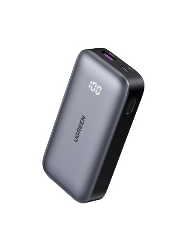 Ugreen 10000mAh Mini Powerbank Quick Charging 30W Gris 6941876221851 | P/N: 25185 | Ref. Artículo: 1403166