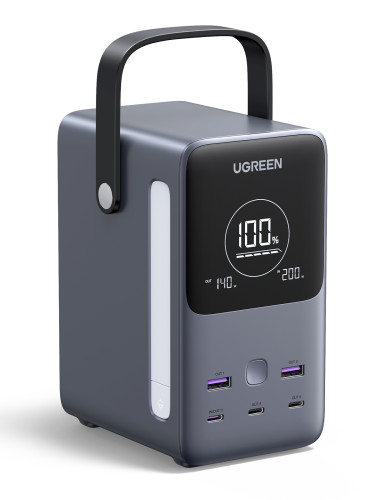 Ugreen Nexode Power Bank 48000 mAh Litio Gris - Imagen 3