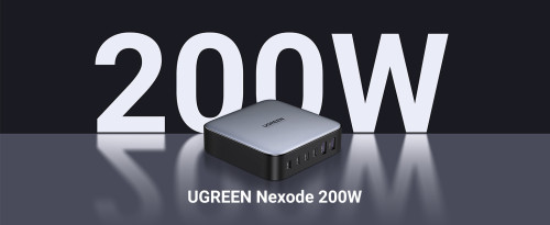 Ugreen Nexode Universal Negro, Gris Corriente alterna Carga rápida Interior - Imagen 3