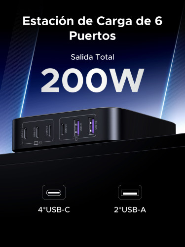 Ugreen Nexode Universal Negro, Gris Corriente alterna Carga rápida Interior - Imagen 9