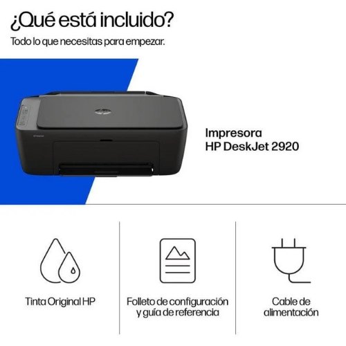 0198701680079 IMPRESORA MULTIFUNCION HP DESKJET 2920 WIFI 89F97B A0060275 HP Impresoras 89F97B