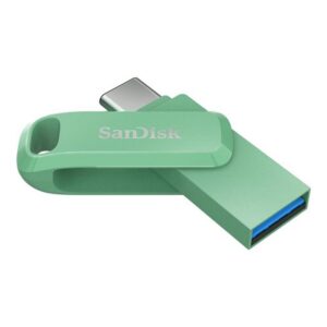 0619659203917 | P/N: SDDDC3-128G-G46AG | Cod. Artículo: DSP0000042842 Memoria usb tipo a - usb tipo c sandisk 128gb ultra dual drive go verde