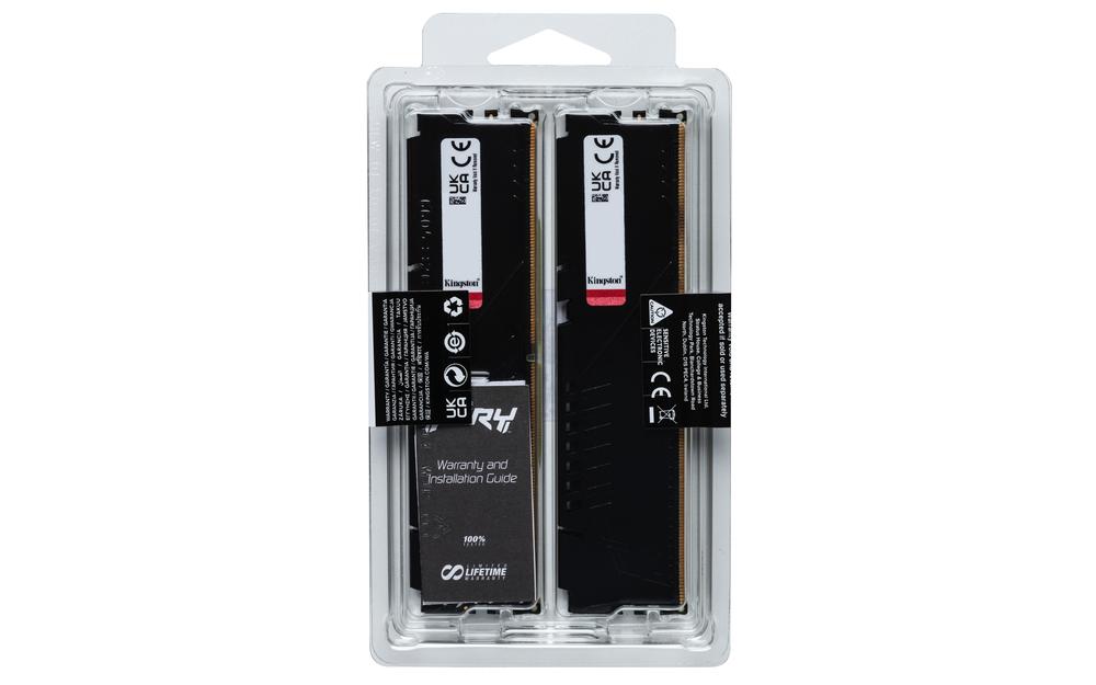 Memoria ram ddr5 16gb 2x8gb kingston - 5200mhz - pc5 41600 - fury beast - cl40 - 1.25v - Imagen 6
