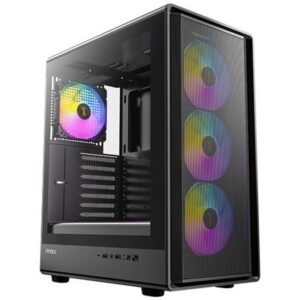 0761345102865 | P/N: 0-761345-10286-5 | Cod. Artículo: DSP0000041723 Caja ordenador gaming antec p6 neo argb atx cristal templado negra