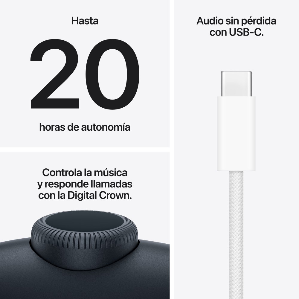 Auriculares apple airpods max 2 inalambrico midnight - Imagen 5