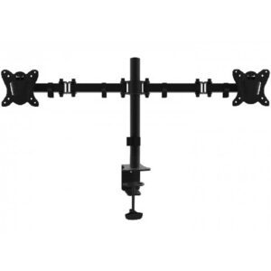 4015867207185 | P/N: 650152 | Cod. Artículo: MGS0000003936 Soporte pantalla equip para mesa dos brazos 2 pantallas  13 pulgadas - 27 pulgadas  de brazo   inclinable  y giratorio 360º max. vesa 100x100 hata 8kg
