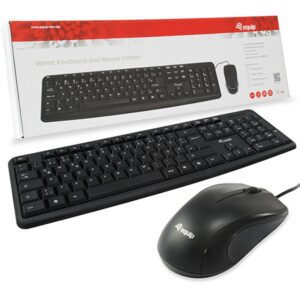 4015867208595 | P/N: 245201 | Cod. Artículo: MGS0000003870 Kit teclado + mouse raton usb equip life color negro