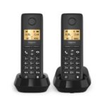 4255781905624 | P/N: L36852-H3206-D201 | Cod. Artículo: MGS0000032037 Telefono fijo inalambrico gigaset basic 100 duo negro