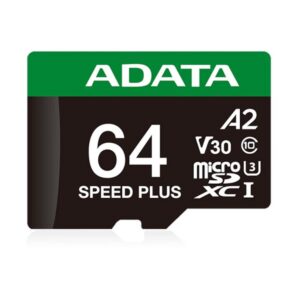 4711085949196 | P/N: UD64GUI3V30A2SP-RA1 | Cod. Artículo: DSP0000042461 Tarjeta memoria micro sd adata 64gb cl10
