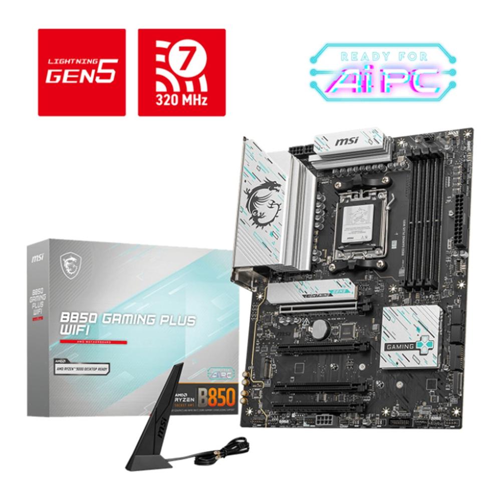 4711377285438 | P/N: 911-7E56-05S | Cod. Artículo: DSP0000029016 Placa base msi b850 gaming plus wifi atx