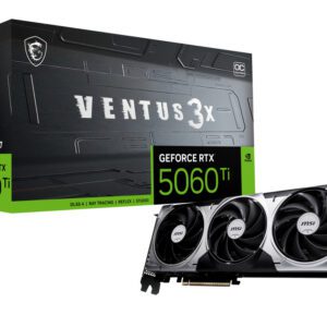 4711377337618 | P/N: 912-V812-077 | Cod. Artículo: DSP0000031335 Tarjeta grafica msi rtx 5060 ti 16g ventus 3x oc