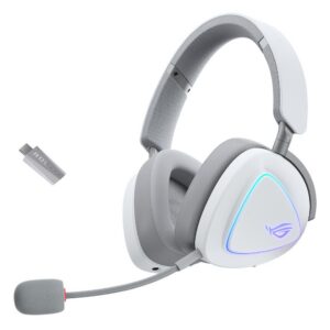 4711387907368 | P/N: 90YH03W0-BHUA10 | Cod. Artículo: MGS0000033613 Auriculares gaming asus rog delta ii inalambrico blanco