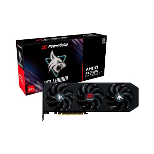 4713436175957 TARJETA GRÁFICA POWERCOLOR RX 9060XT HELLHOUND 16GB OC RX9060XT 16G-L/OC A0058352 Powercolor Tarjetas Gráficas RX9060XT 16G-L/OC