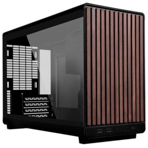 4718466017567 | P/N: G99.A3X-WDG.00 | Cod. Artículo: DSP0000032873 Caja ordenador gaming lian li a3 matx cristal templado madera negra