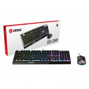 4719072647926 | P/N: S11-04ES601-CLA | Cod. Artículo: DSP0000041854 Teclado + raton gaming msi vigor ck30 negro