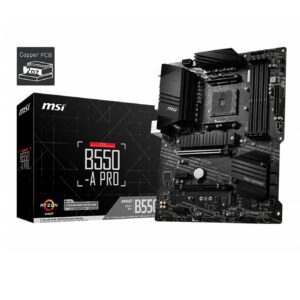 4719072733667 | P/N: 911-7C56-08S | Cod. Artículo: B550-A-PRO Placa base msi amd b550 - a pro am4 - atx - ddr4 x4 - max 128gb - 3200 mhz - hdmi - display port