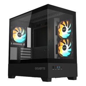 4719331555832 | P/N: 28300-C201B-1CKR | Cod. Artículo: DSP0000033464 Caja ordenador gaming gigabyte aorus c201b ice matx vidrio usb 3.2 negra
