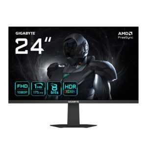 4719331877095 | P/N: 20VM0-G24F14ABC-1EUR | Cod. Artículo: DSP0000041931 Monitor gaming gigabyte gs24f14a 23.8 pulgadas fhd 175hz