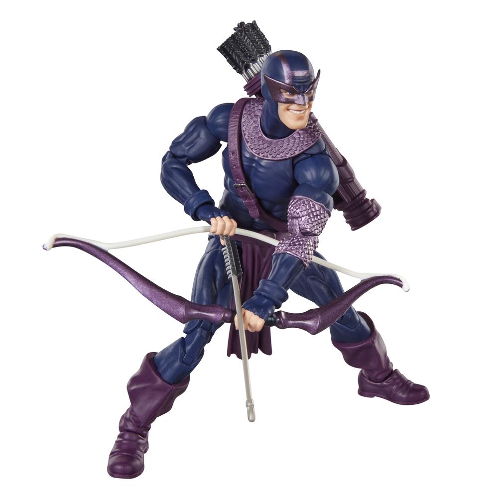 Figura hasbro marvel legends series build a figure marvel's box dark avengers hawkeye - Imagen 4