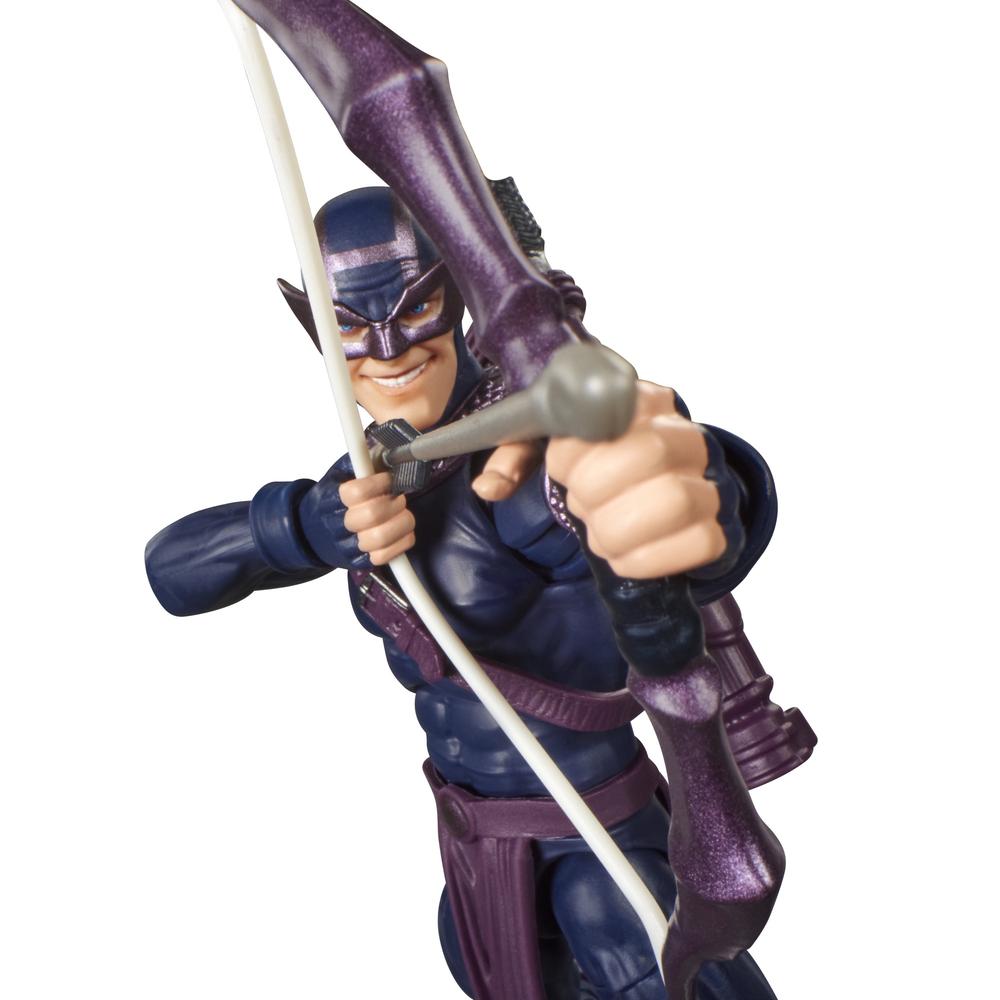 Figura hasbro marvel legends series build a figure marvel's box dark avengers hawkeye - Imagen 6