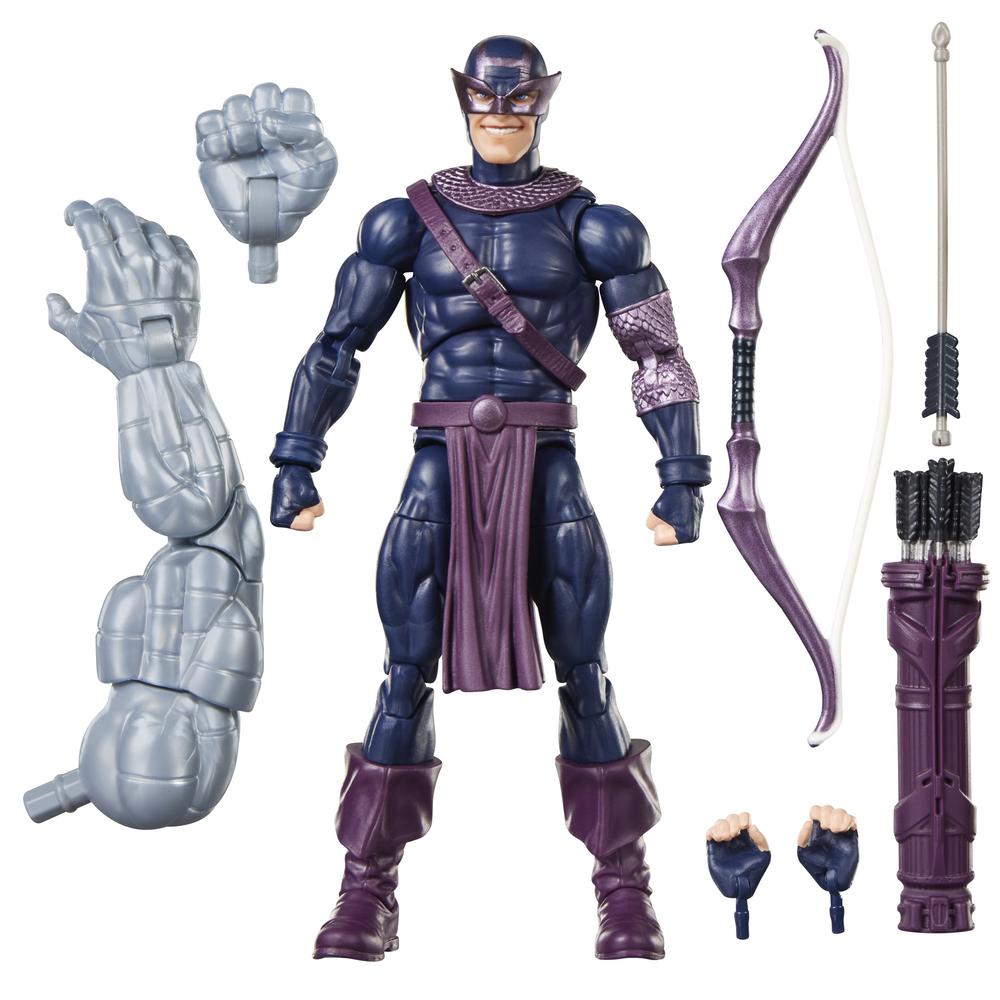 Figura hasbro marvel legends series build a figure marvel's box dark avengers hawkeye - Imagen 7