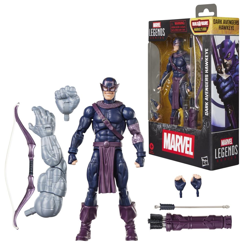 5010996382566 | P/N: G24265X0 | Cod. Artículo: MGS0000033970 Figura hasbro marvel legends series build a figure marvel's box dark avengers hawkeye