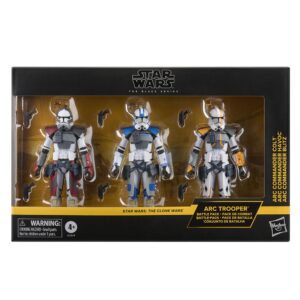 5010996403551 | P/N: G33345L0 | Cod. Artículo: MGS0000034945 Set 3 figuras hasbro star wars the black series the clone wars arc commander colt. havoc & blitz