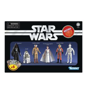 5010996428677 | P/N: G25545L0 | Cod. Artículo: MGS0000034760 Figuras hasbro star wars retro collection 6 unidades
