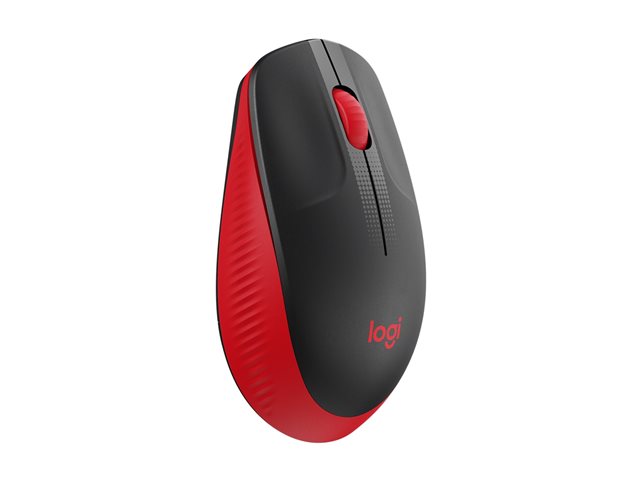 Mouse raton logitech m190 full size optico wireless inalambrico rojo - Imagen 2