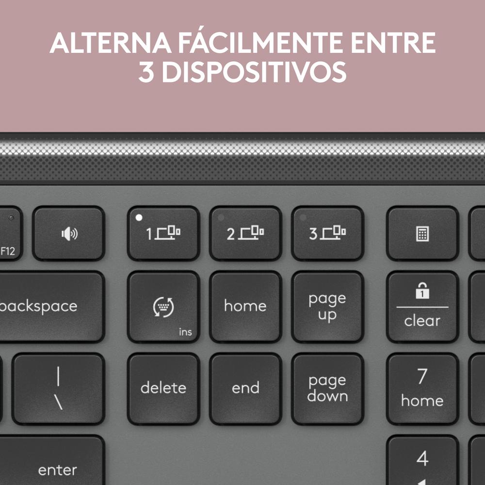 Teclado logitech k950 inalambrico negro - Imagen 3