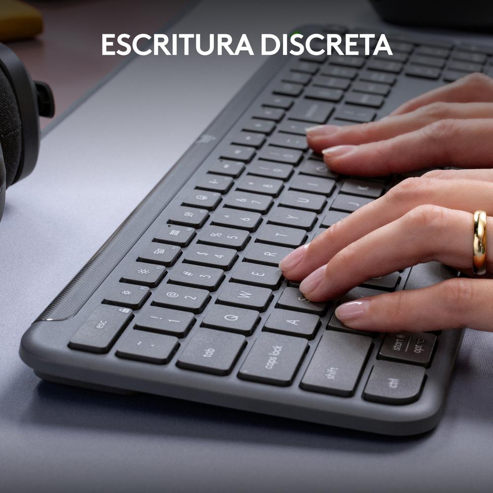 Teclado logitech k950 inalambrico negro - Imagen 6