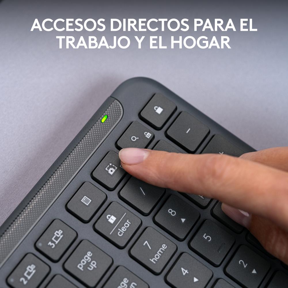 Teclado logitech k950 inalambrico negro - Imagen 8