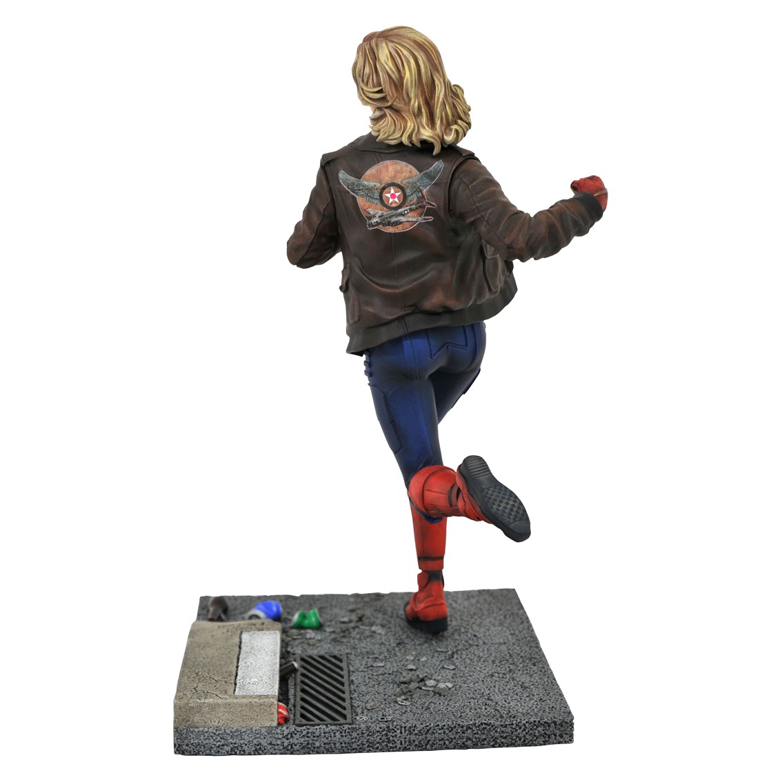 Figura diamond collection marvel capitana marvel estatua resina 28 cm movie premier collection - Imagen 2
