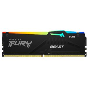 740617342826 | P/N: KF560C30BBEA-32 | Cod. Artículo: DSP0000036702 Memoria ram ddr5 32gb kingston - 6000mt - s - pc5 - 48000 - dimm - fury beast rgb - cl30 - 1.4v