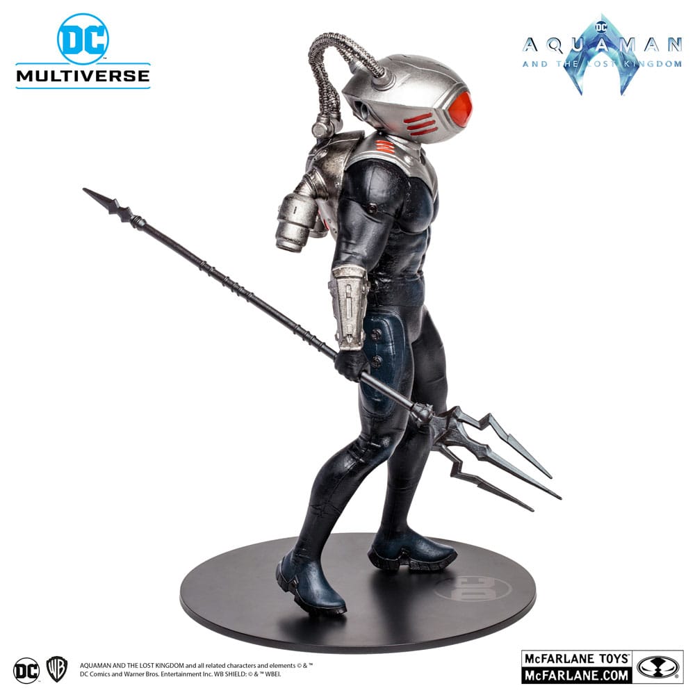 Figura mcfarlane toys dc aquaman 2 movie 12in - black manta - Imagen 2