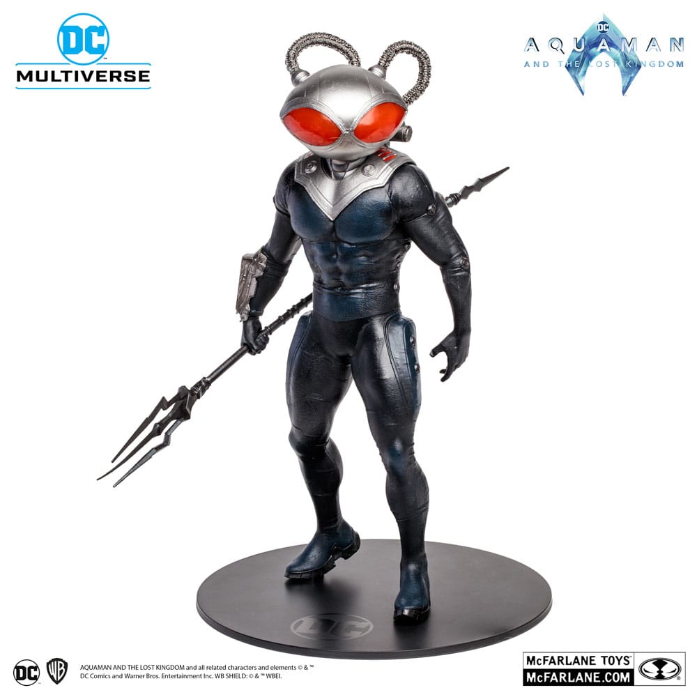Figura mcfarlane toys dc aquaman 2 movie 12in - black manta - Imagen 3