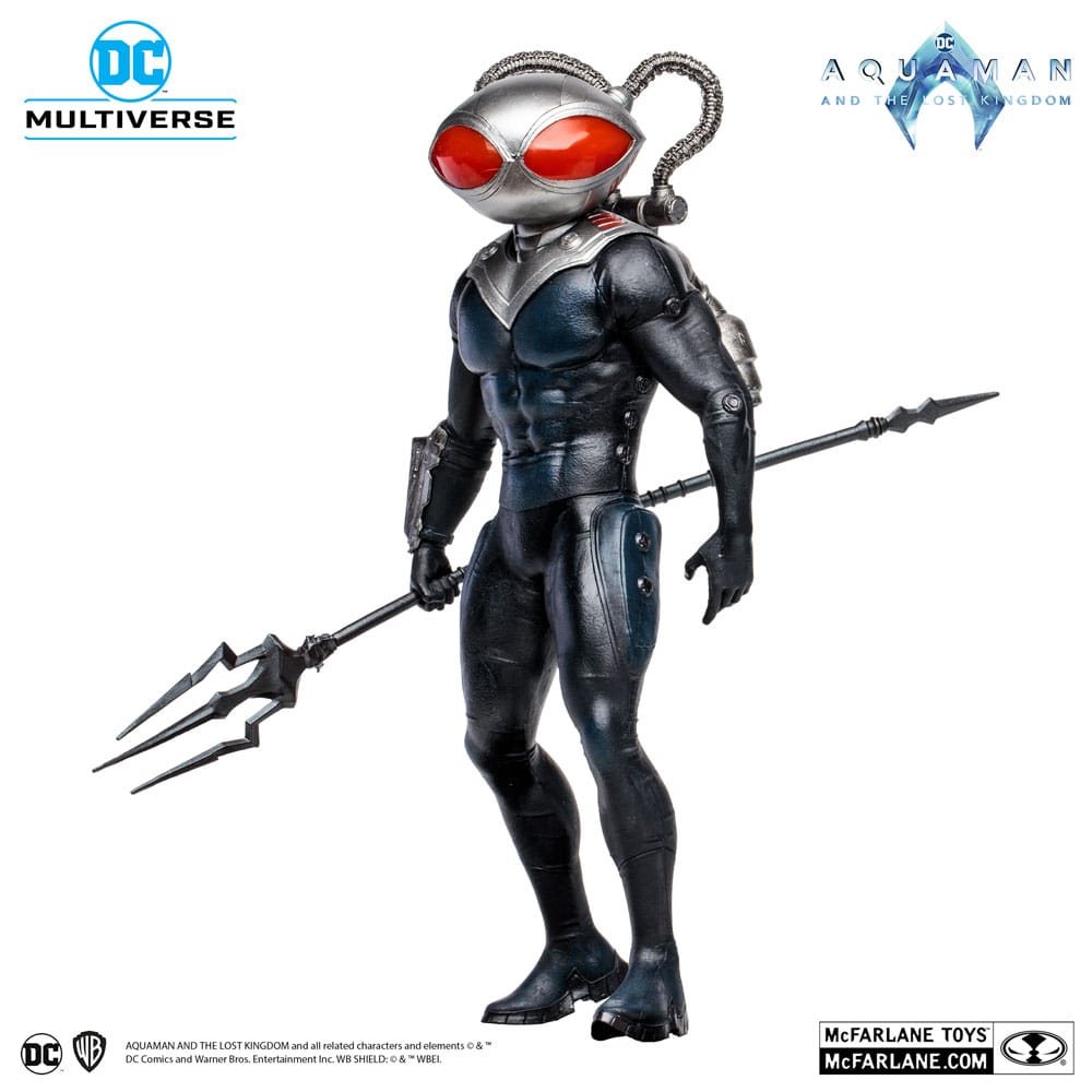 787926155471 | P/N: 15547 | Cod. Artículo: MGS0000017464 Figura mcfarlane toys dc aquaman 2 movie 12in - black manta