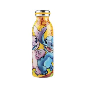 8055267589425 | P/N: 122068 | Cod. Artículo: MGS0000035241 Botella de agua enesco stitch & angel amarilla 500 ml
