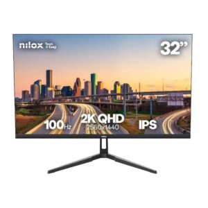 8431775136601 | P/N: NXM322K1001 | Cod. Artículo: DSP0000038362 Monitor gaming nilox nxm322k1001 32 pulgadas qhd 120hz