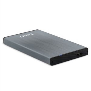 8433281009646 | P/N: TQE-2527G | Cod. Artículo: DSP0000006298 Caja externa tooq tqe - 2527g para hhd - ssd 2.5 pulgadas 9.5mm sata usb 3.0 gris
