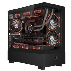 8435099533405 | P/N: XC-301 GLASS | Cod. Artículo: DSP0000029094 Caja ordenador gaming keep out xc - 301 glass matx argb cristal templado negro