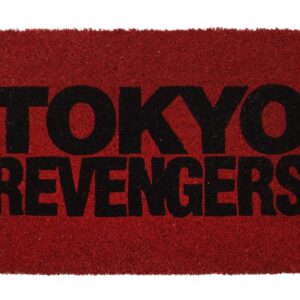 8435450260056 | P/N: SDTKOD26005 | Cod. Artículo: MGS0000026389 Felpudo 60x40 cm logo sobre rojo tokyo revengers