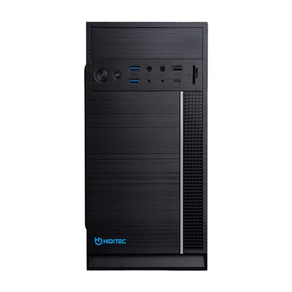 Caja ordenador hiditec micro atx q5 pro negro - Imagen 2