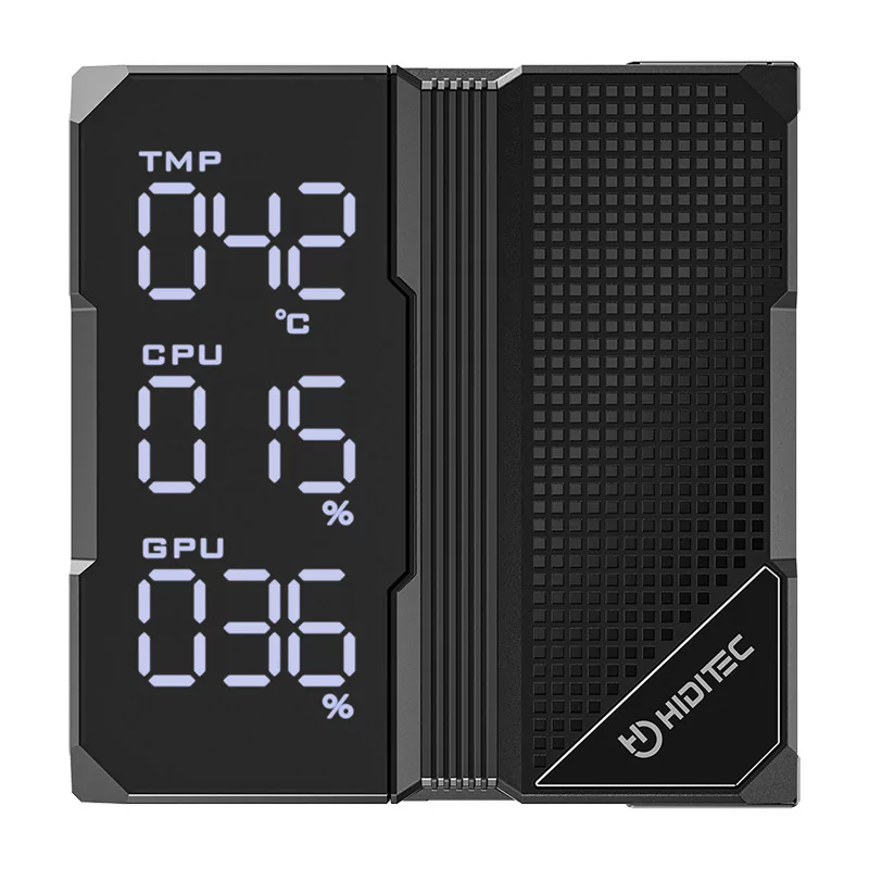 Ventilador disipador cpu hiditec dc40 pro pwm 2x 120mm negro - Imagen 4