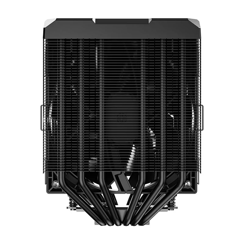 Ventilador disipador cpu hiditec dc40 pro pwm 2x 120mm negro - Imagen 6