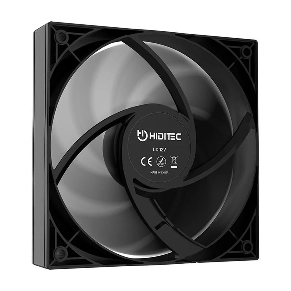 Ventilador caja hiditec f10 pwm 120mm negra - Imagen 4
