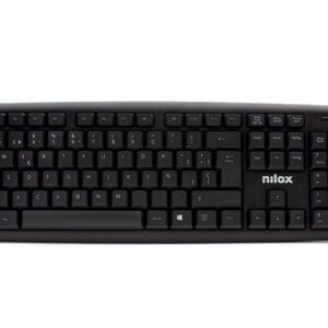 8436556146145 | P/N: NXKBE000002 | Cod. Artículo: DSP0000006990 Teclado nilox usb negro